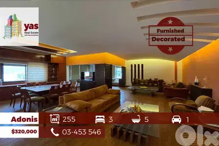 Adonis 255m2 | Furnished | Decorated | Open View | CHN