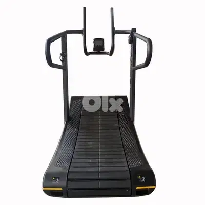 curved treadmill used like new
