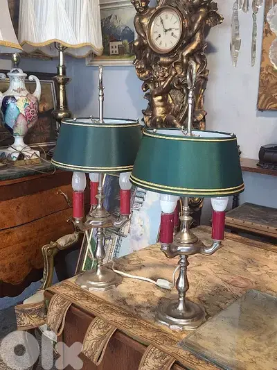 pair of french style lamps