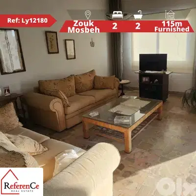 Furnished apartment in zouk mosbeh شقة مفروشة في زوق مصبح