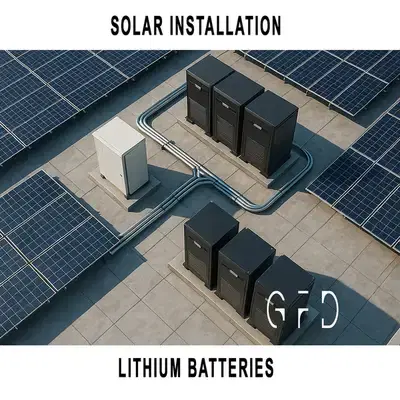 Scalable Lithium Battery Installations with Advanced Solar Integration