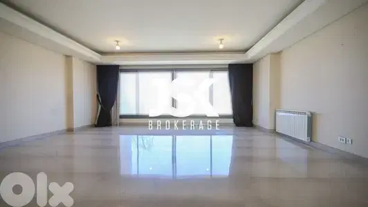 L18608-3-Bedroom Apartment with Mountain & Sea View For Rent in Hamra,