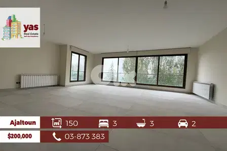 Ajaltoun 150m2 | Upgraded | Panoramic View | Unique | GM