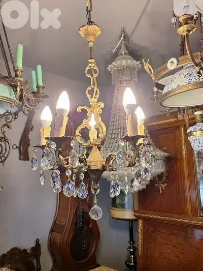 small bronze french chandelier