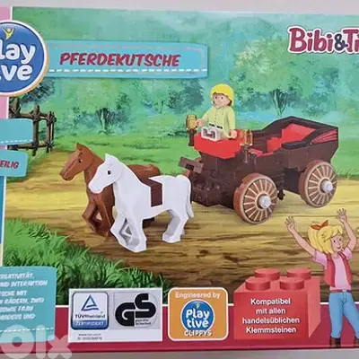 Playtive Bibi & Tina Blocks 122 Pcs - مكعبات تركيب للأطفال