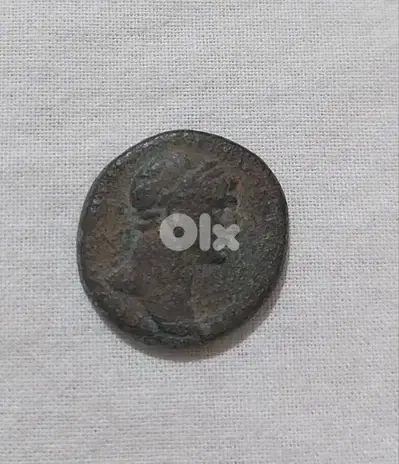 Ancient Roman Coin Bronze Emperor Trajan 98 AD