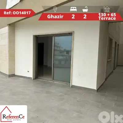 Apartment with Terrace in Ghazir شقة  تراس تقع في غزير