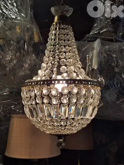 czech original crystal chandelier