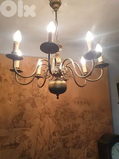 flemish bronze chandelier