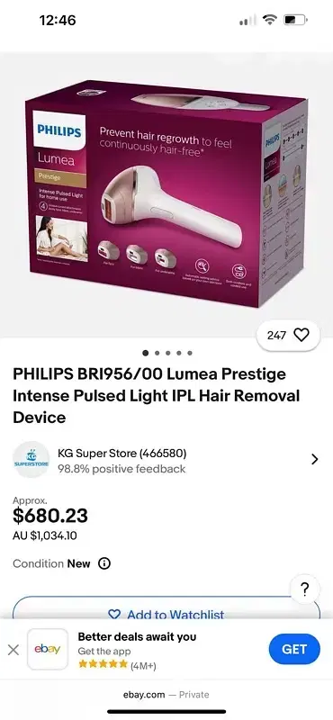 philips IPL HAIR REMOVAL