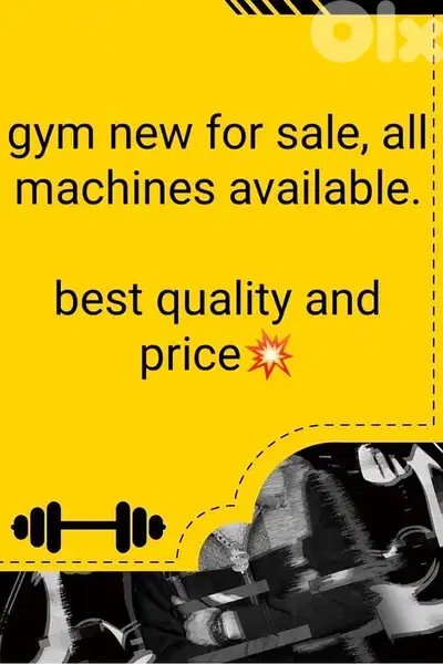 gym new all machines available heavy duty very good quality