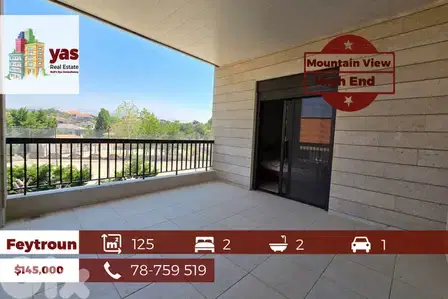 Feytroun 125m2 | Well Maintained | Mountain View | High End | DA/KH/JK