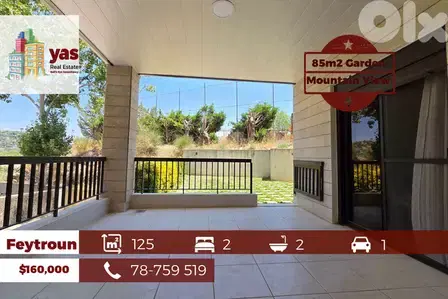 Feytroun 125m2 | 85m2 Garden | Well Maintained | Calm | DA/KH/JK