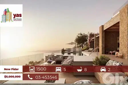 New Fidar 1500m2 | Villa | Luxury Decorated | Super Deluxe|Sea View|PA