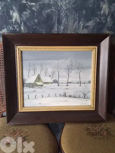 handpainted signed oil painting