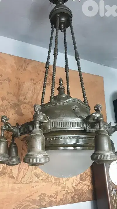 empire french bronze chandelier
