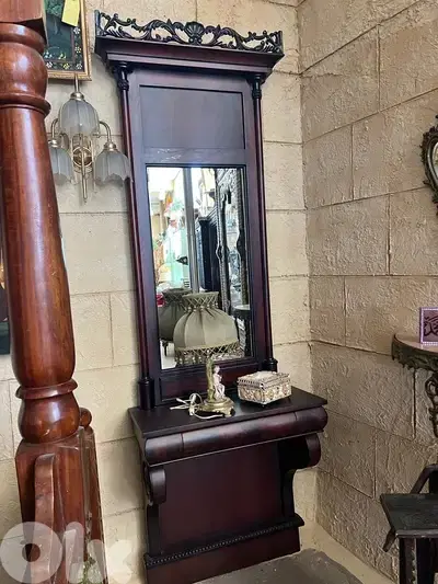 solid wood console