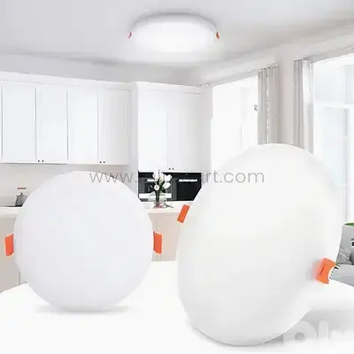 Sleek Frameless LED Downlight – Cool White, Ultra-Thin, Tool-Free Fit