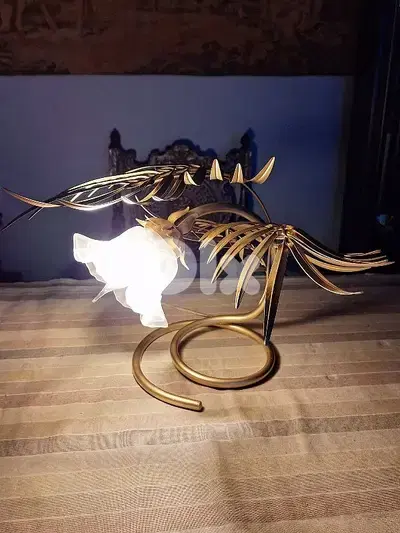 flower shaped ferfoje lamp