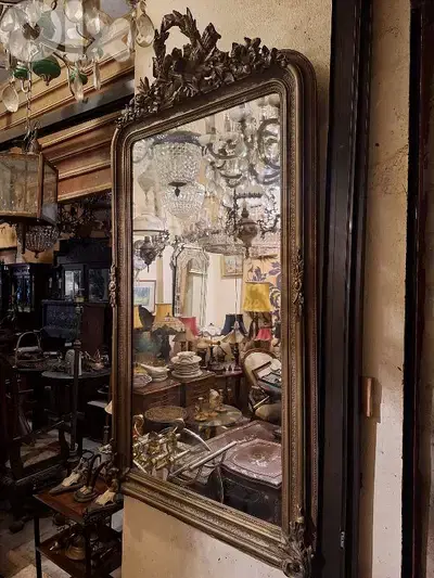 large french giltwood mirror
