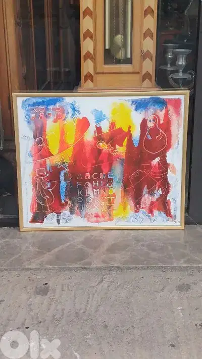 لوحة رسم زيتي اوروبية