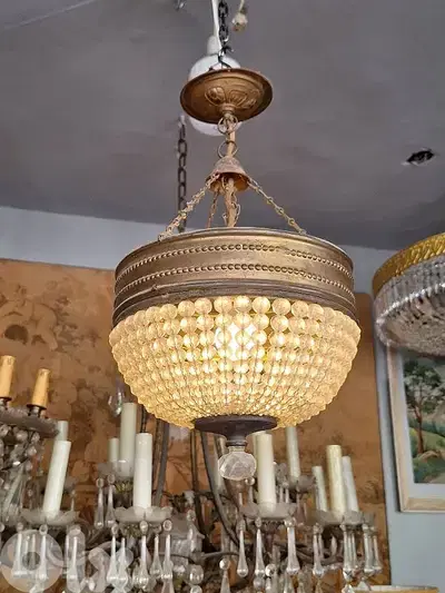 small original czech crystal chandelier