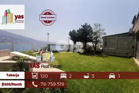 Tabarja 120m2 Chalet | 50m2 Garden | Rent |  View | IV