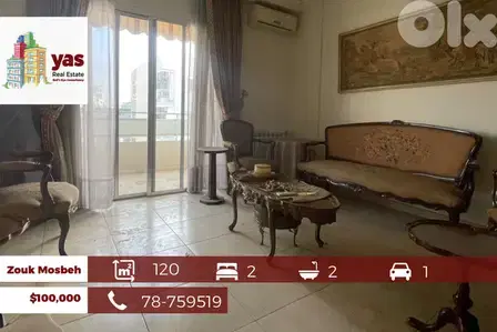 Zouk Mosbeh 120m2 | Furnished | Well Maintained | Prime Location | EL