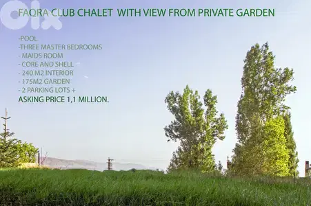 Faqra CLub - Duplex - Private Garden- View