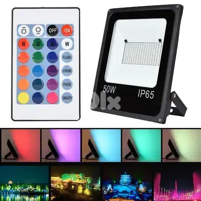 projecteur led 50watt RGB (multicolor)