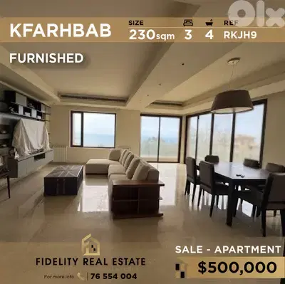 Apartment for sale in Kfarhbab RKJH9