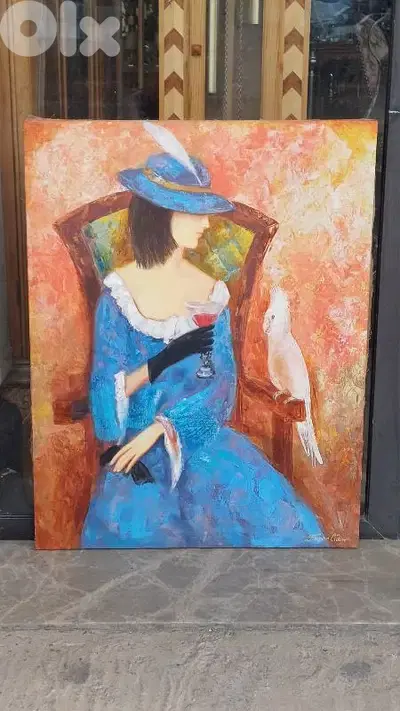 لوحة رسم زيتي اوروبية