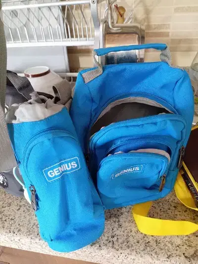 Genius lunch bag and bottle