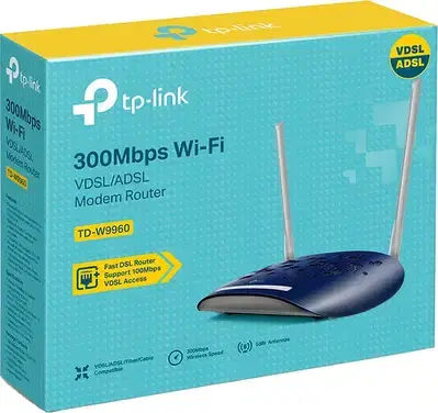 TP-LINK 300MBPS WIRELESS N VDSL/ADSL MODEM ROUTER "W9960A"