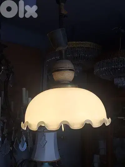 vintage opaline chandelier