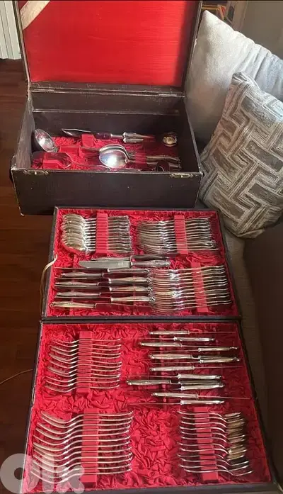 cutlery silver Solingen 120 pieces silver plated with box