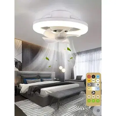50 Watts 360° Rotation Ceiling Fan Light With Remote Control Only 16$