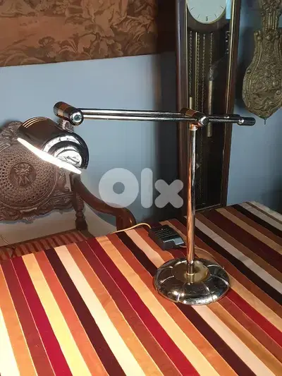 large chrome italian desk lamp