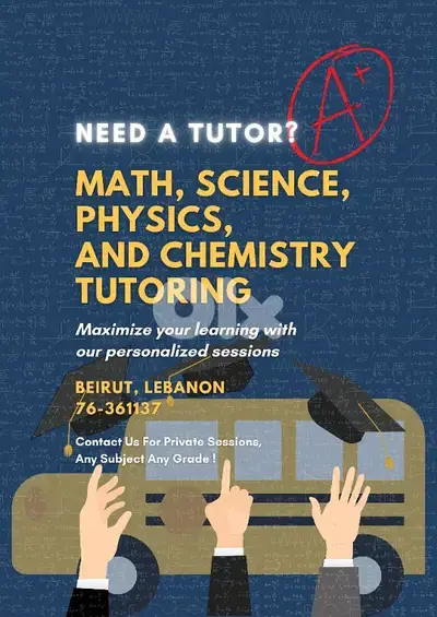 Private Teacher / Tutor / leçons particulières