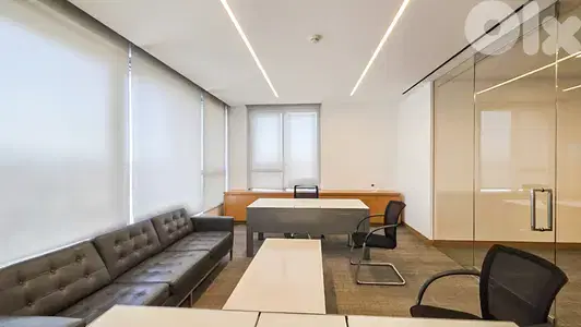Furnished Office for Rent in Achrafieh مكتب مفروش للإيجار في الأشرفية