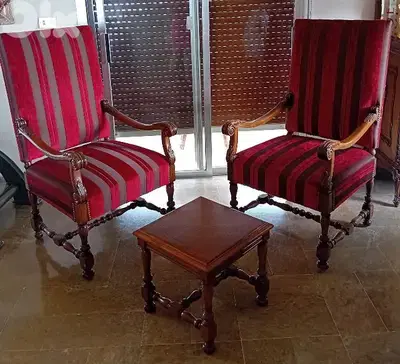 Vintage Armchair & table