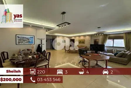 Sheileh 220m2  | Upgraded | Prime Location | Catch |