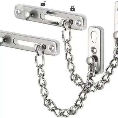 Parkside Security Door Chains Set Of 2 Pcs - سلسلة أمان للأبواب