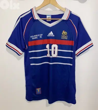 Zidane France 98 World Cup Jersey – Size M