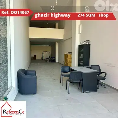 Shop for sale or rent in ghazir highway
