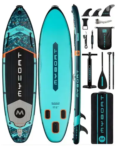 11'6"×34"×6" MyBoat Brand Inflatable Paddle Board kayak sup fishing 11'6"×34"×6" MyBoat Brand Inflatable Paddle Board kayak sup fishing