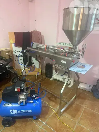 Liquid and Paste Filling Machine آلة تعبئة نصف أوتوماتيكية