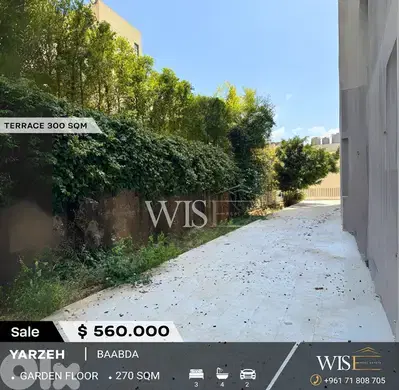 270 SQM High-end Apartment for SALE in Yarze – Baabda!