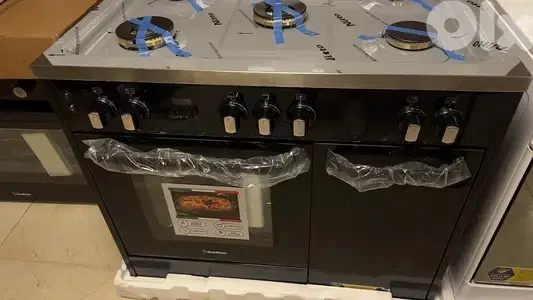 Goldstar 5 burners glass panel high end italian gas stove