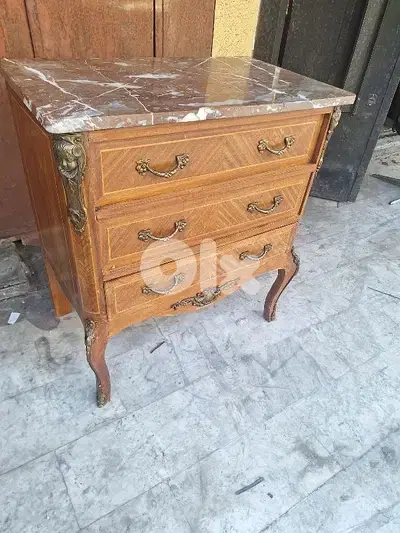باهو جواري  فرنسي مميز وجه رخام انتيك رائع جدا
